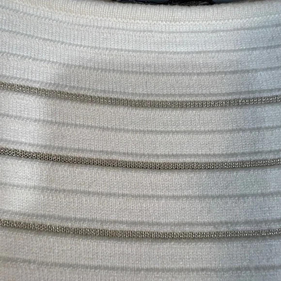 Jessica Howard Ivy  3/4 sleeve sweater dress with sheer details - Picture 9 of 12